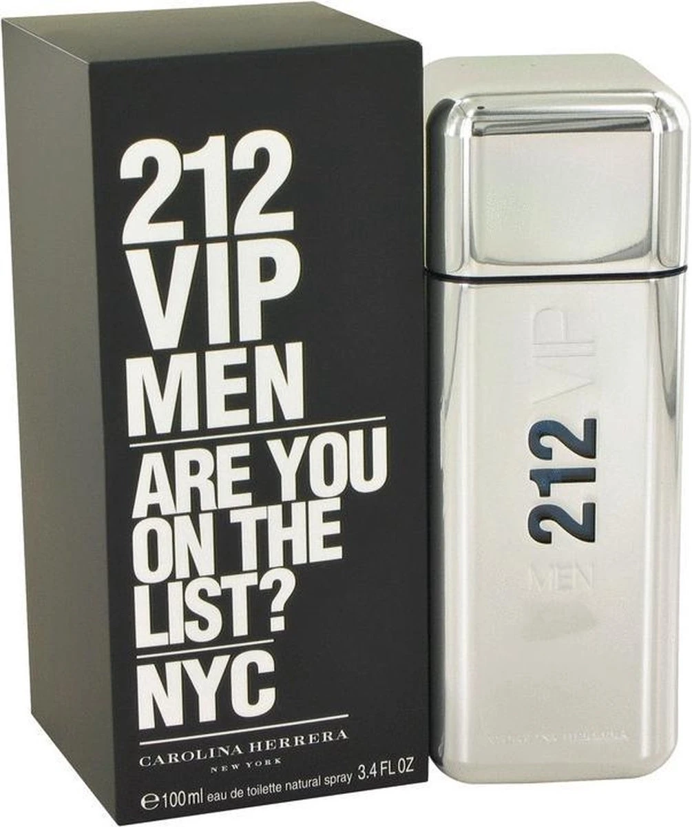 Carolina Herrera 212 VIP Men - 100 Ml - Eau De Toilette Spray - Herenparfum 4 Carolina Herrera 212 VIP Men - 100 Ml - Eau De Toilette Spray - Herenparfum - Afbeelding 4