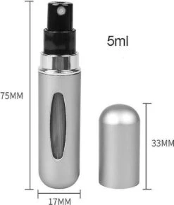 Fuzi Tools - Parfum Verstuiver - 5ML - Matt Grijs - Hervulbaar - Reisflesje - Mini Parfum Flesje 7 Fuzi Tools - Parfum Verstuiver - 5ML - Matt Grijs - Hervulbaar - Reisflesje - Mini Parfum Flesje -Parfum Verkoopwinkel 1020x1200 3