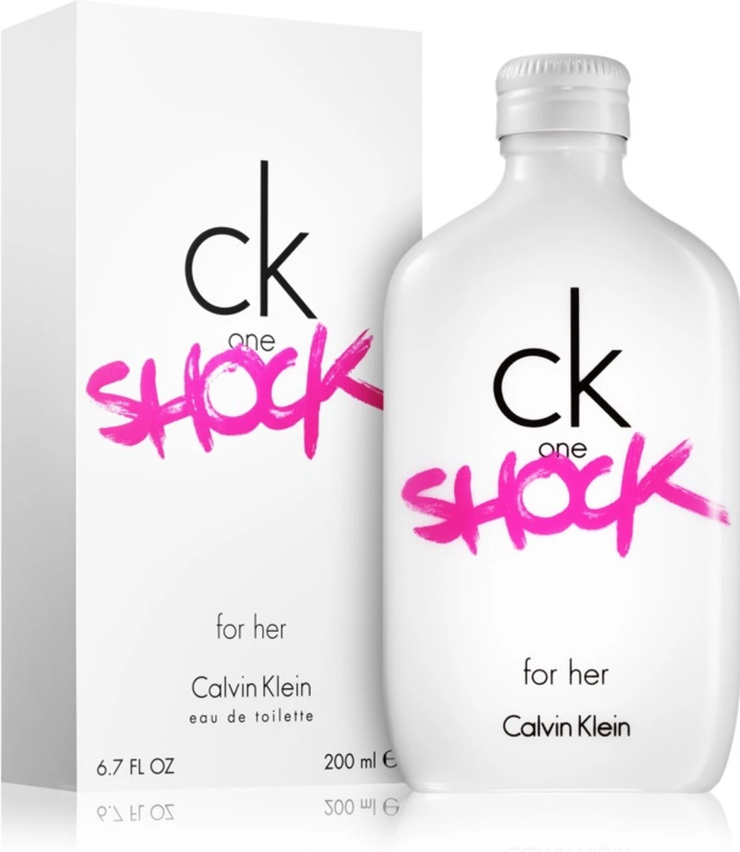 Calvin Klein Ck One Shock 200 Ml - Eau De Toilette - For Women 2 Calvin Klein Ck One Shock 200 Ml - Eau De Toilette - For Women - Afbeelding 2