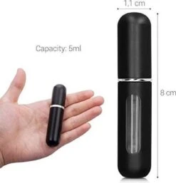 Navulbaar Parfum Flesje - Mini Parfumflesje- Hurbulbaar Parfumflesje- Hervulbare Verstuiver - Zwart - Aluminium - Spray -Parfum Verkoopwinkel 1153x1200 2