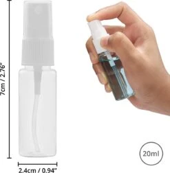 Belle Vous Mini 20ml Verstuiver Spray Flesjes (30 Pak) - Fijne Mist Spray Flesjes Met Doppen - Navulbaar Anti Lek Plastic Fles Voor Schoonmaken, Parfums, Essentiele Oliën – Reisformaat 10 Belle Vous Mini 20ml Verstuiver Spray Flesjes (30 Pak) - Fijne Mist Spray Flesjes Met Doppen - Navulbaar Anti Lek Plastic Fles Voor Schoonmaken, Parfums, Essentiele Oliën – Reisformaat -Parfum Verkoopwinkel 1176x1200 1