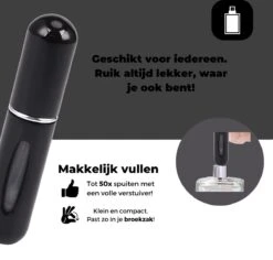 Cetins - Parfum Verstuiver Navulbaar - Mini Parfum Flesje - Reisflesje – Zwart 12 Cetins - Parfum Verstuiver Navulbaar - Mini Parfum Flesje - Reisflesje – Zwart -Parfum Verkoopwinkel 1200x1145 4