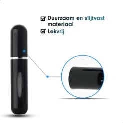 Mini Parfum Flesje | Lipstick Formaat Navulbare Parfum Verstuiver - Zwart -Parfum Verkoopwinkel 1200x1200 391