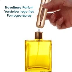 Merkloos Parfum Spray - Navulbare Parfum Verstuiver - Navulling Voor Parfum - Parfumverstuiver - Goudkleurig -Parfum Verkoopwinkel 1200x1200 406