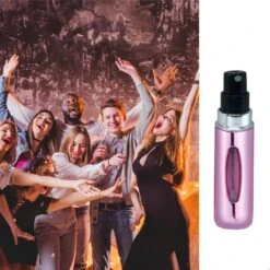 Mini Parfum Flesje 2-PACK Goud En Roze| Lipstick Formaat Navulbare Parfum Verstuiver -Parfum Verkoopwinkel 1200x1200 435