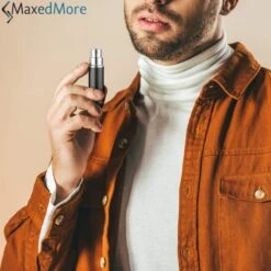 Mini Parfum Flesje 2-PACK Zwart En Zilver| Lipstick Formaat Navulbare Parfum Verstuiver -Parfum Verkoopwinkel 1200x1200 444