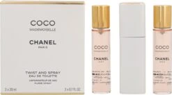 Chanel Coco Mademoiselle Geschenkset - Eau De Toilette + 2x Eau De Toilette Refill -Parfum Verkoopwinkel 1200x668 1