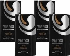4x Axe Dark Temptation Eau De Toilette Spray 50 Ml -Parfum Verkoopwinkel 1200x955