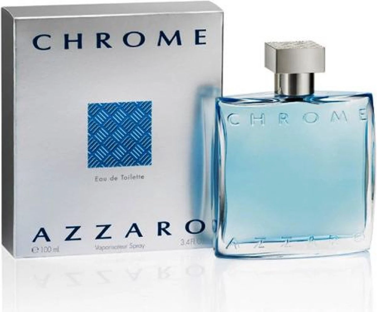 Azzaro Chrome 100 Ml - Eau De Toilette - Herenparfum 2 Azzaro Chrome 100 Ml - Eau De Toilette - Herenparfum - Afbeelding 2