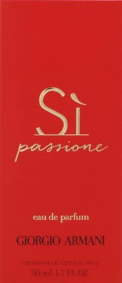 Giorgio Armani Sì Passione 50 Ml - Eau De Parfum - Damesparfum -Parfum Verkoopwinkel 516x1200