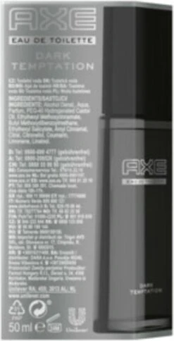 4x Axe Dark Temptation Eau De Toilette Spray 50 Ml -Parfum Verkoopwinkel 612x1200 2