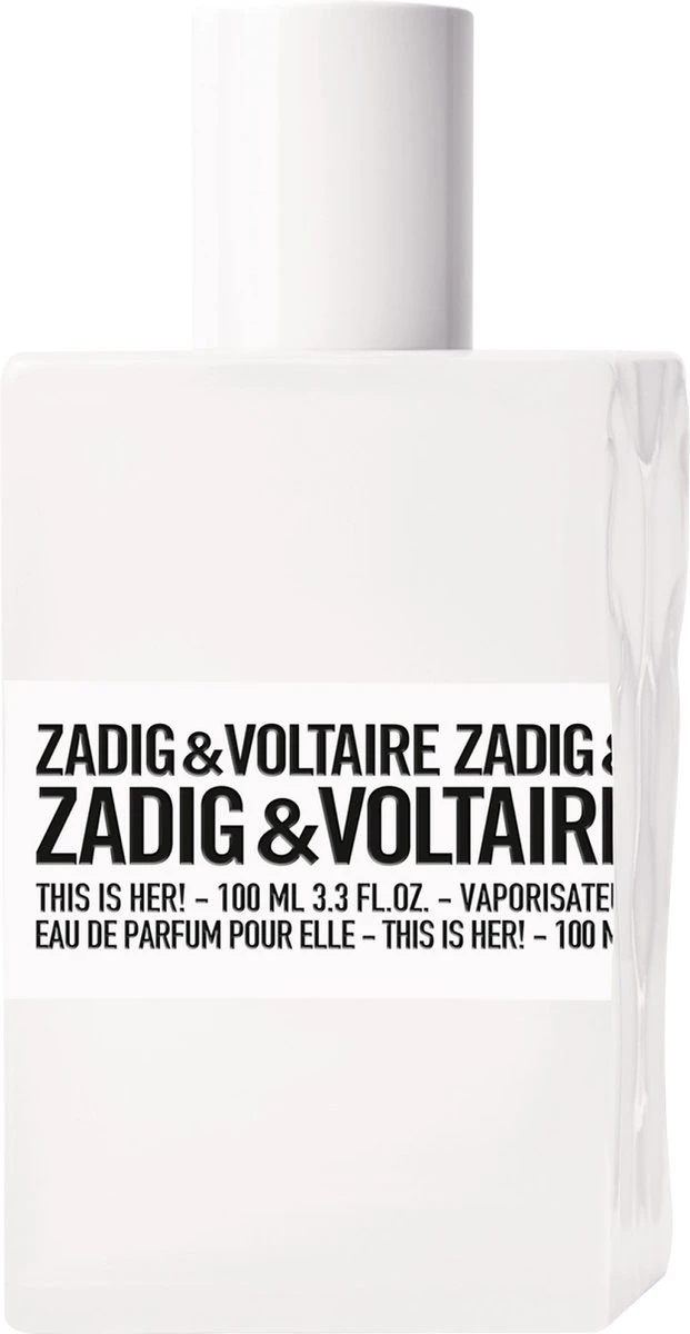 Zadig & Voltaire This Is Her! 100 Ml - Eau De Parfum - Damesparfum 1 Zadig & Voltaire This Is Her! 100 Ml - Eau De Parfum - Damesparfum