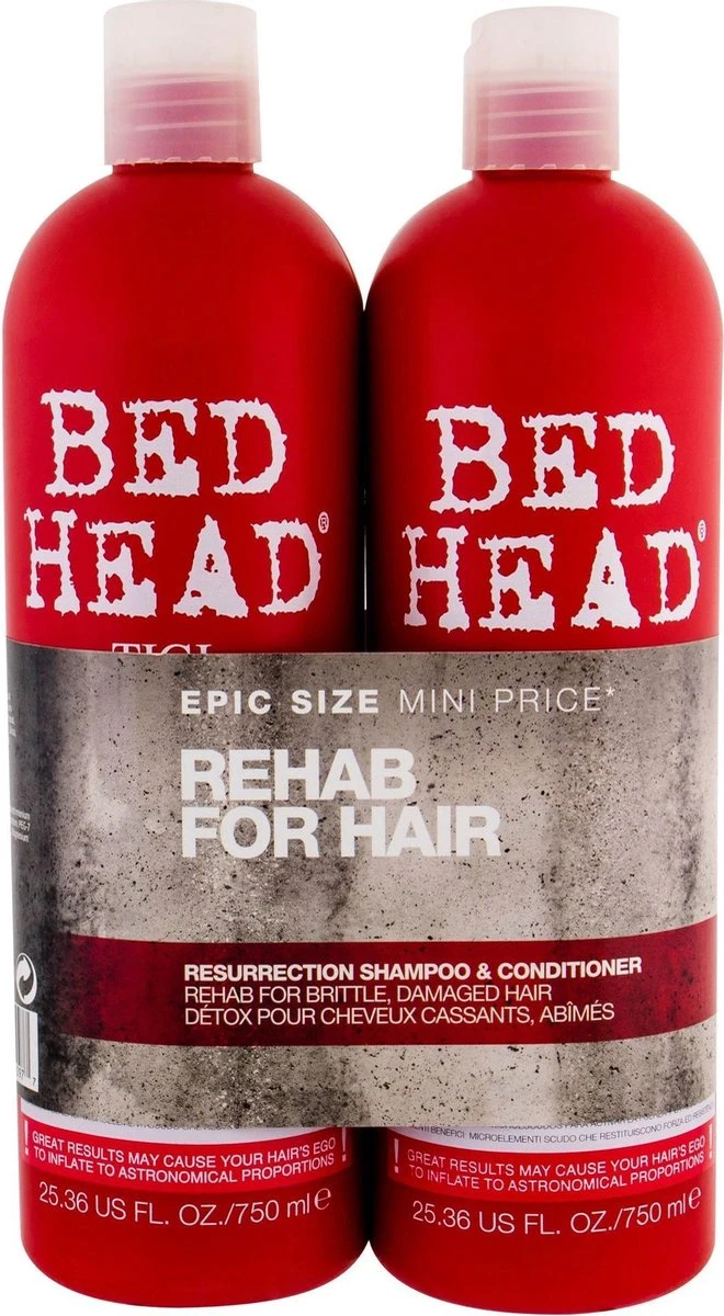 Tigi Bed Head Resurrection Shampoo 750 Ml + Conditioner 750 Ml 1 Tigi Bed Head Resurrection Shampoo 750 Ml + Conditioner 750 Ml