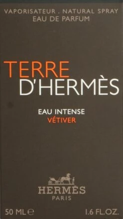 Hermes - Terre D´Hermes Eau Intense Vetiver - Eau De Parfum - 50ML -Parfum Verkoopwinkel 673x1200 1