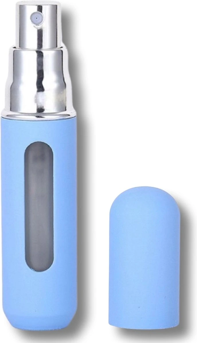 Lotis - Parfumverstuivers - Mini Flesje Navulbaar - Candy Mat Blauw 2 Lotis - Parfumverstuivers - Mini Flesje Navulbaar - Candy Mat Blauw - Afbeelding 2