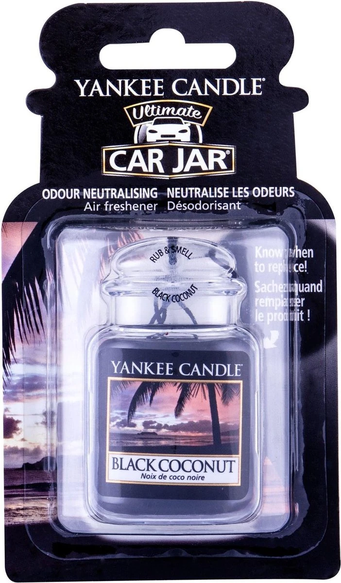 Yankee Candle - Car Jar Ultimate - Black Coconut 3 Yankee Candle - Car Jar Ultimate - Black Coconut - Afbeelding 3