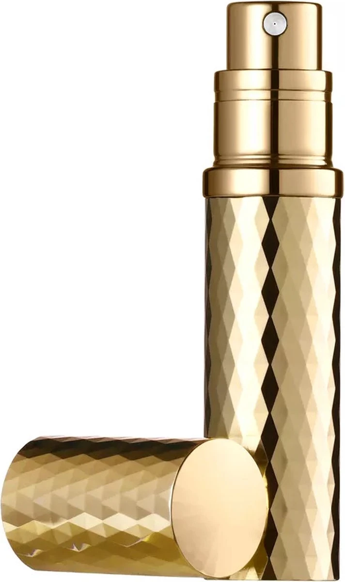 Lotis - Luxe Parfumverstuivers - Mini Flesje Navulbaar - Gold Diamond 2 Lotis - Luxe Parfumverstuivers - Mini Flesje Navulbaar - Gold Diamond - Afbeelding 2