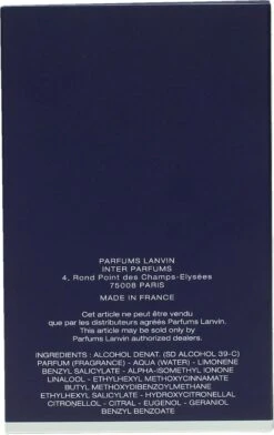 Lanvin L'Homme Sport 100 Ml - Eau De Toilette - Herenparfum -Parfum Verkoopwinkel 757x1200 3