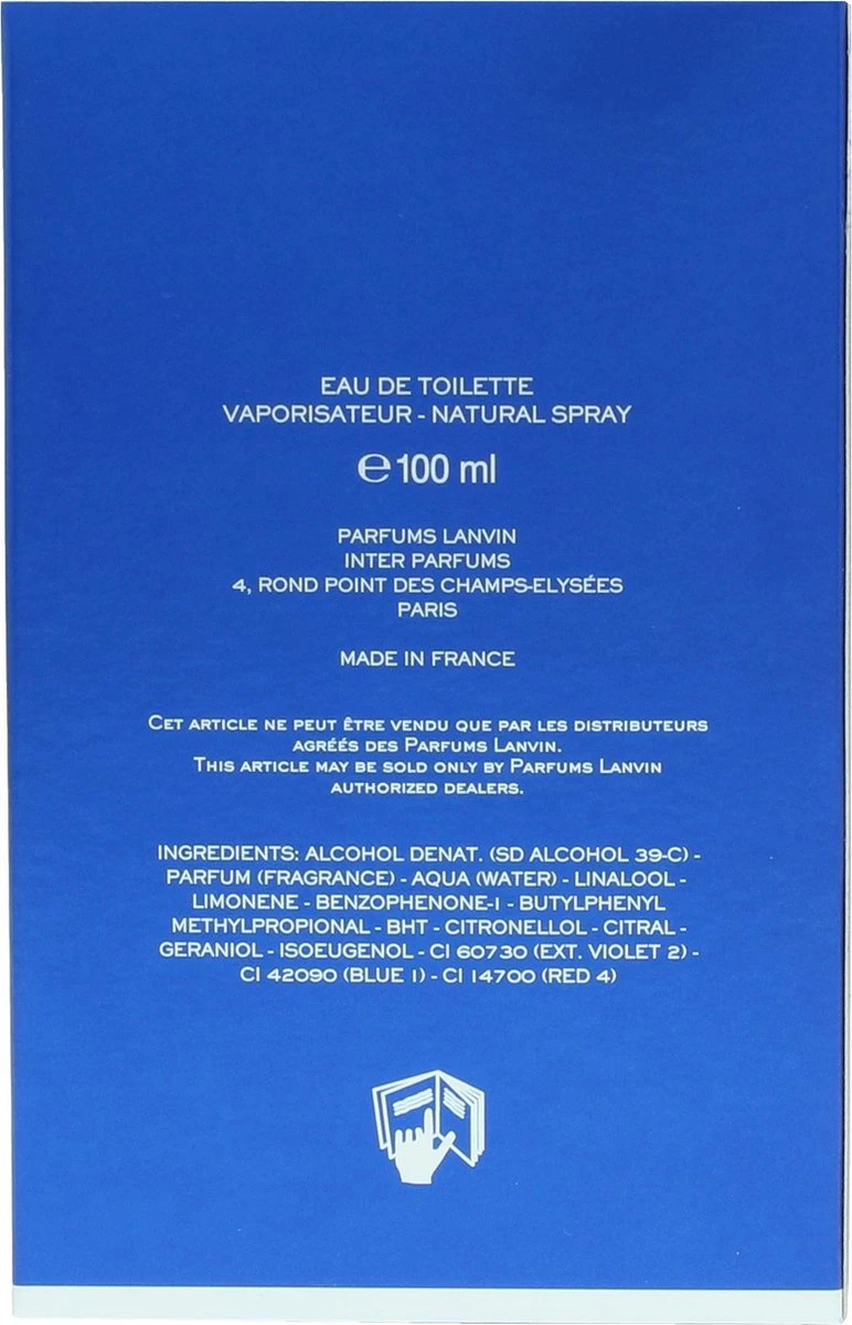 Lanvin L'homme 100 Ml - Eau De Toilette - Herenparfum 2 Lanvin L'homme 100 Ml - Eau De Toilette - Herenparfum - Afbeelding 2