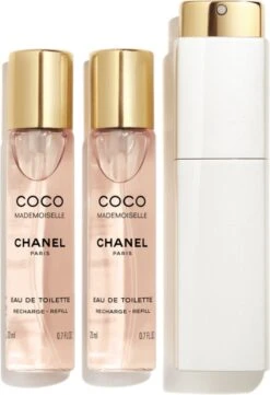 Chanel Coco Mademoiselle Geschenkset - Eau De Toilette + 2x Eau De Toilette Refill -Parfum Verkoopwinkel 820x1200 1