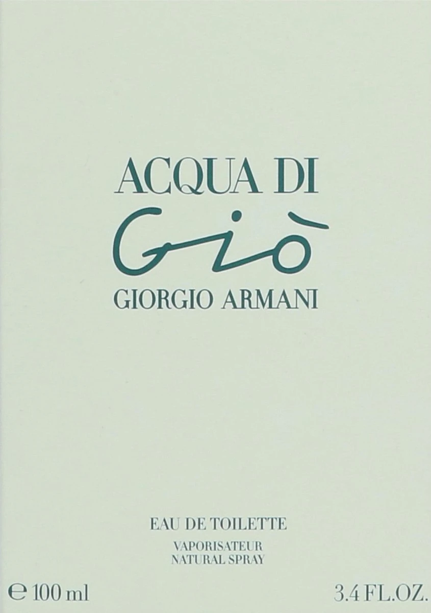 Giorgio Armani Acqua Di Giò - 100ml - Eau De Toilette 13 Giorgio Armani Acqua Di Giò - 100ml - Eau De Toilette - Afbeelding 13