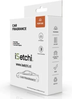 ISetchi Frisse Autoparfum - Autogeur - Met 4 Verschillende Geuren – Compact Formaat & Navulbaar - Metaal Ontwerp - Parfum Voor Luchtrooster Ventilatierooster -Auto Luchtje - Car Perfume -Parfum Verkoopwinkel 879x1200 3