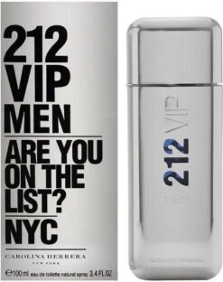 Carolina Herrera 212 VIP Men - 100 Ml - Eau De Toilette Spray - Herenparfum 34 Carolina Herrera 212 VIP Men - 100 Ml - Eau De Toilette Spray - Herenparfum -Parfum Verkoopwinkel 951x1200