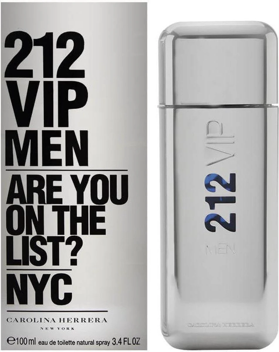 Carolina Herrera 212 VIP Men - 100 Ml - Eau De Toilette Spray - Herenparfum 15 Carolina Herrera 212 VIP Men - 100 Ml - Eau De Toilette Spray - Herenparfum - Afbeelding 15