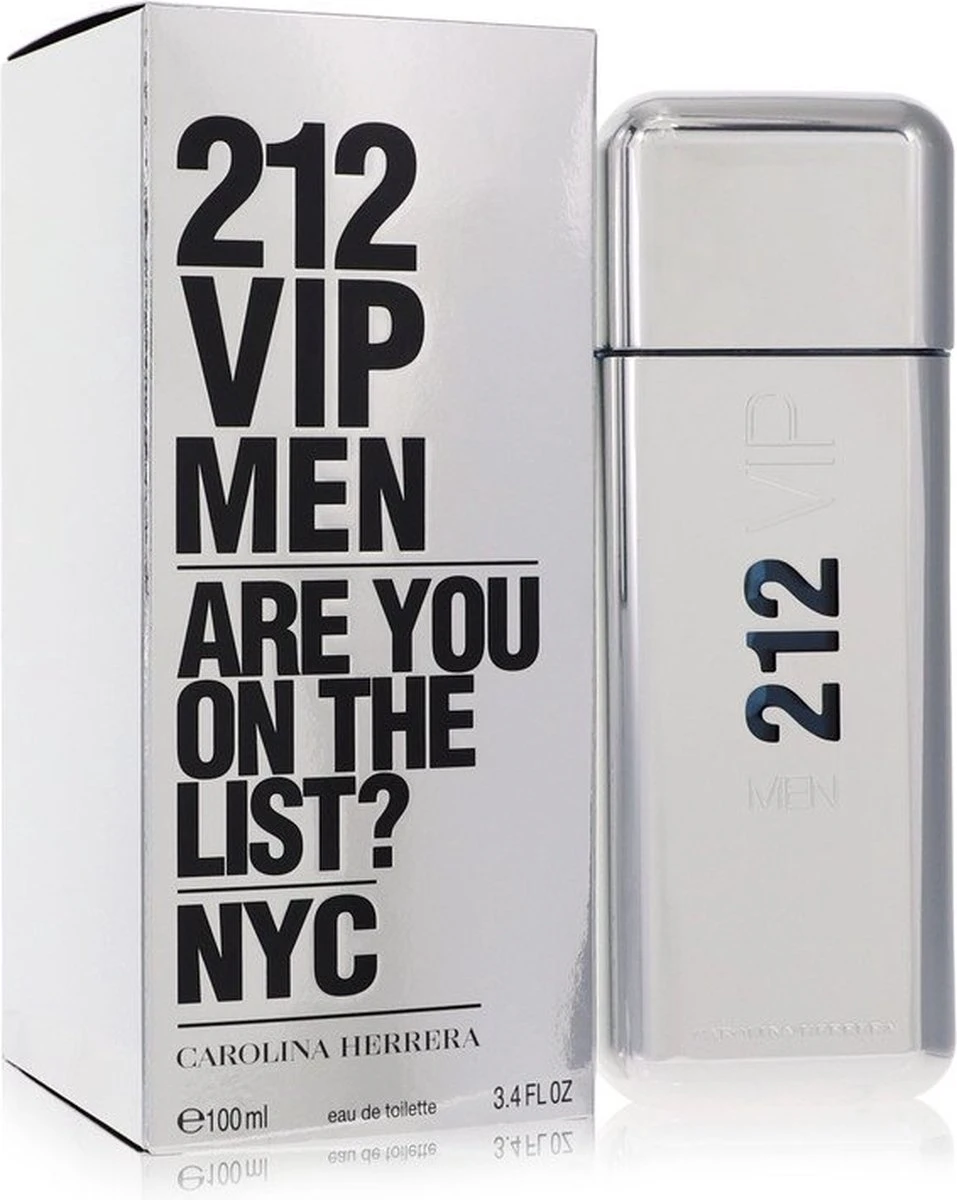 Carolina Herrera 212 VIP Men - 100 Ml - Eau De Toilette Spray - Herenparfum 16 Carolina Herrera 212 VIP Men - 100 Ml - Eau De Toilette Spray - Herenparfum - Afbeelding 16