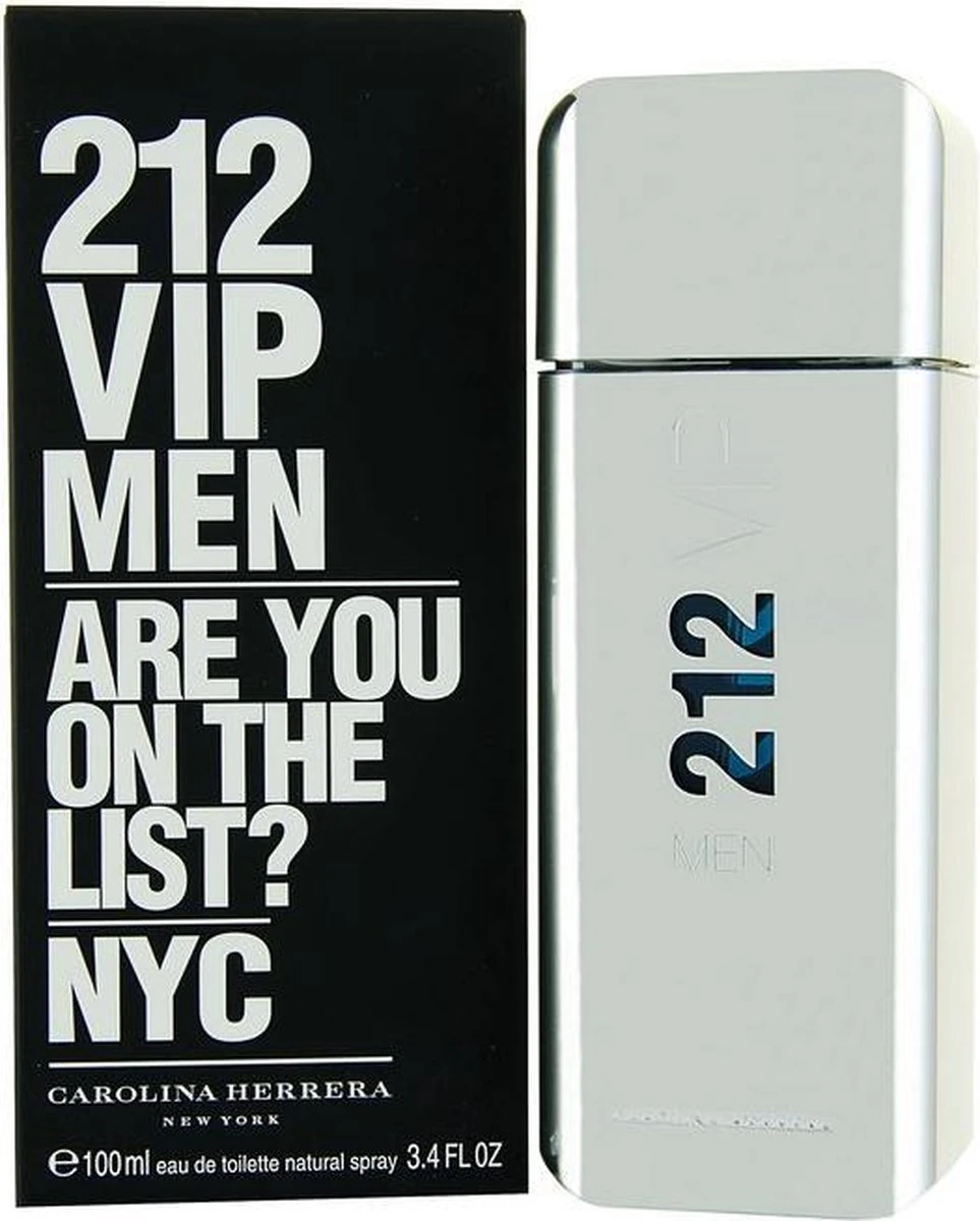 Carolina Herrera 212 VIP Men - 100 Ml - Eau De Toilette Spray - Herenparfum 8 Carolina Herrera 212 VIP Men - 100 Ml - Eau De Toilette Spray - Herenparfum - Afbeelding 8