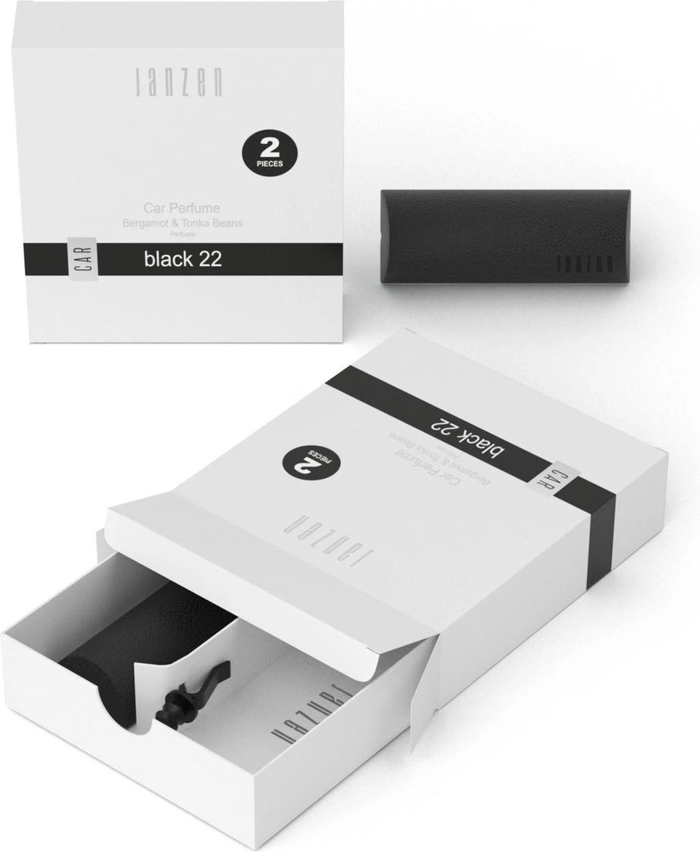 JANZEN Car Perfume Black 22 2 JANZEN Car Perfume Black 22 - Afbeelding 2